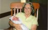 Baby Noah - Mom holding Noah (her  13th grandchild) in the hospital.